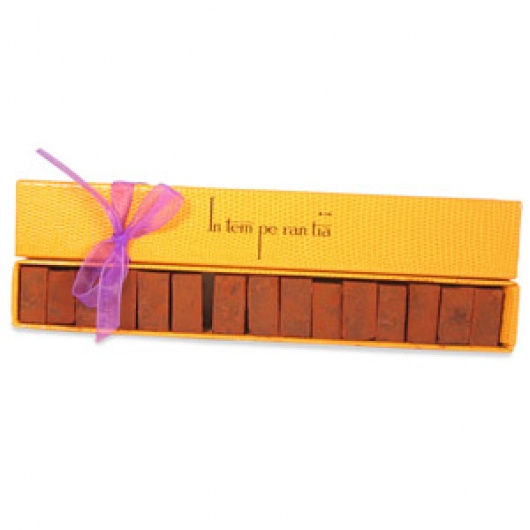 15 pieces Vegan solid soft dark chocolate pavers (28 oz.)