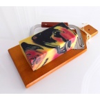 Loaf of 'Sunrise' Soap with Soap Cutter & Cutting Board