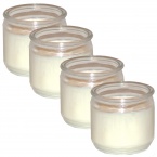 Fall Soy Pot Jar Candles - 4 Pack