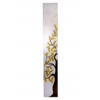 Blue Tall Tree of Life Wooden Growth Chart