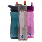 Ultra Lite Aqua Vessel' Tritan Plastic Filtration Bottle