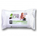 Mama Zone 100% Natural & Biodegradable Baby Wipes - 12 Pack (80 Wipes ea)