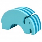 Turquoise Tumbling Elephant