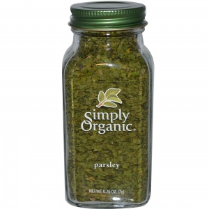Simply Organic - Parsley Flakes Cut & Sifted bottle