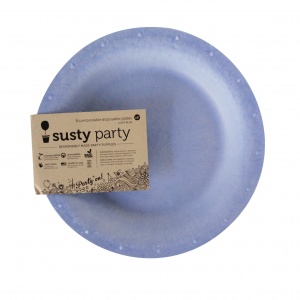 Susty Party - 10" Colorful Compostable Starch Plate