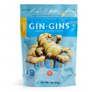 The Ginger People® - Gin Gins Peanut Chewy Ginger Candy Bag