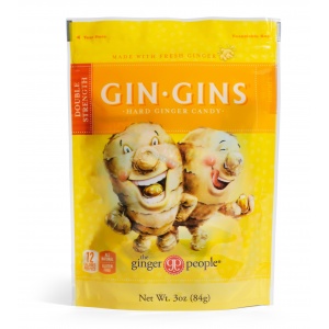 The Ginger People® - Gin Gins Double Strength Hard Ginger Candy Bag