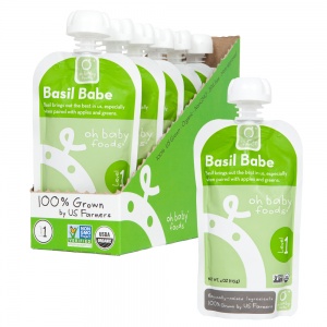 Oh Baby Foods - Basil Babe baby food