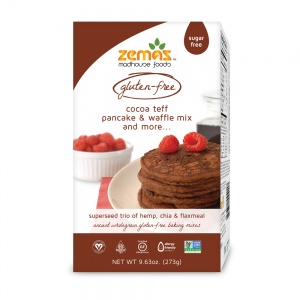 Zemas Madhouse Foods - Gluten-Free Cocoa Teff Pancake & Waffle mix