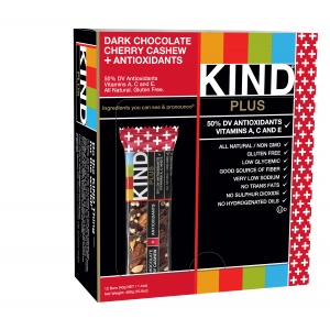 KIND - Dark Chocolate Cherry Cashew Bar with Antioxidants