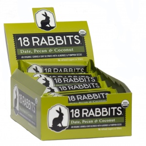 18 Rabbits - Date, Pecan & Coconut Organic Granola Bars