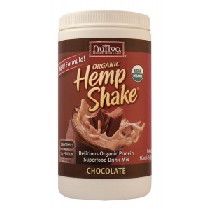 Nutiva - HempShakes Chocolate Organic Protein Superfood Drink Mix