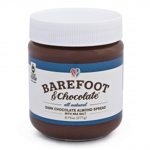 Barefoot & Chocolate - Dark Chocolate Sea Salt Almond Spread