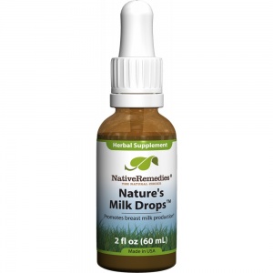 Native Remedies - Nature's Mil Drops herbal supplement for healthy breast milk production and lactation