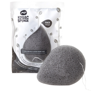My Konjac Sponge - Bamboo Charcoal Face Konjac Sponge