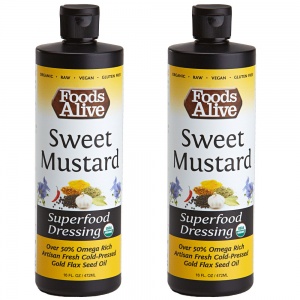 Foods Alive - Sweet Mustard Organic Flax Oil Super Dressing
