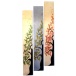 Blue Tall Tree of Life Wooden Growth Chart